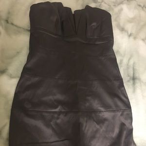 Purple metallic dress